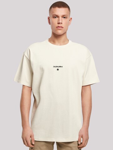 T-Shirt 'Geometric ' F4NT4STIC en beige : devant