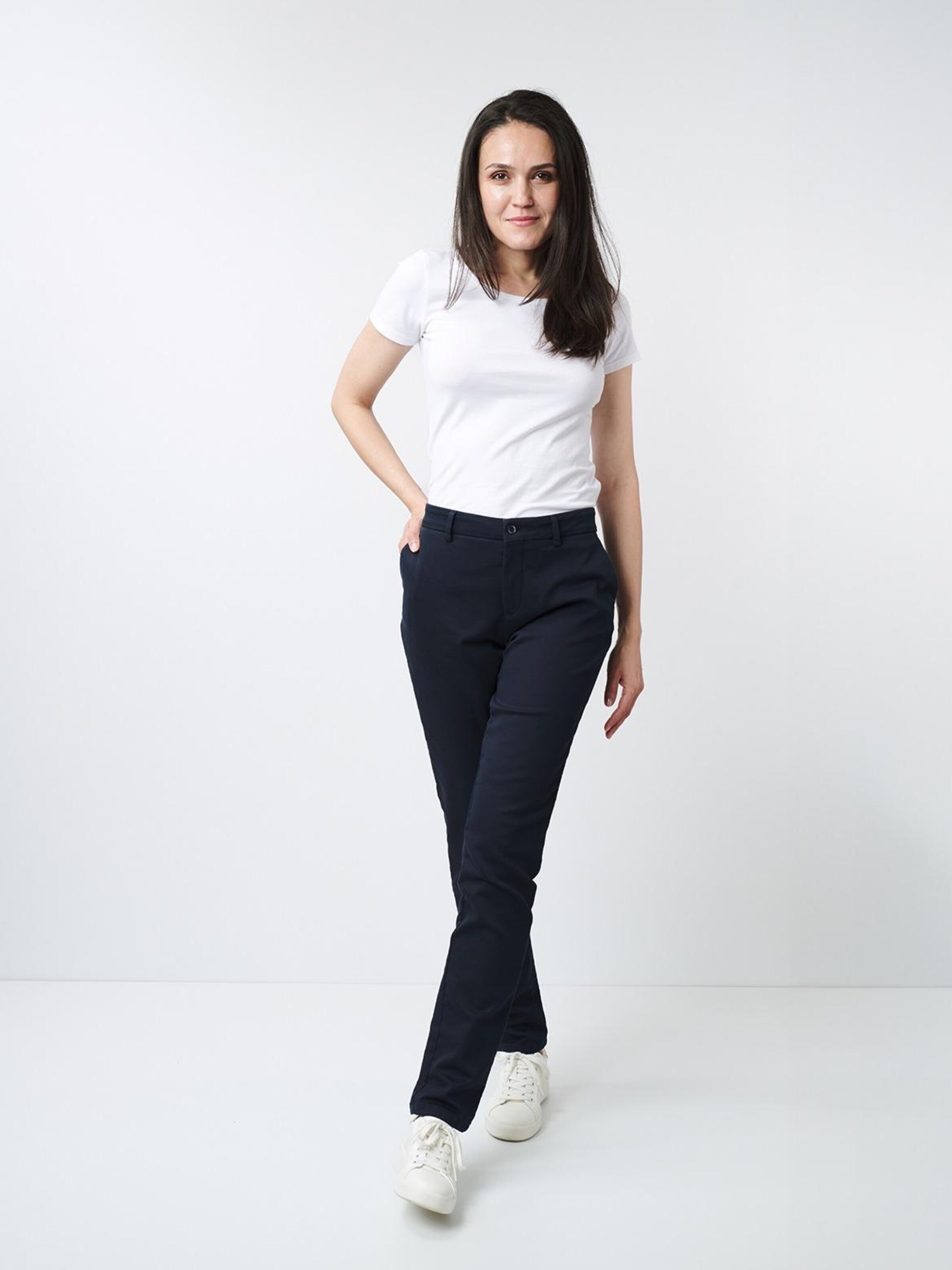 Slimfit Pantaloni chino 'Chiva 8002' di W. Wegener in blu