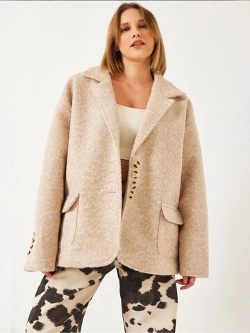 Bianco Lucci - Sobretudo meia-estação em bege