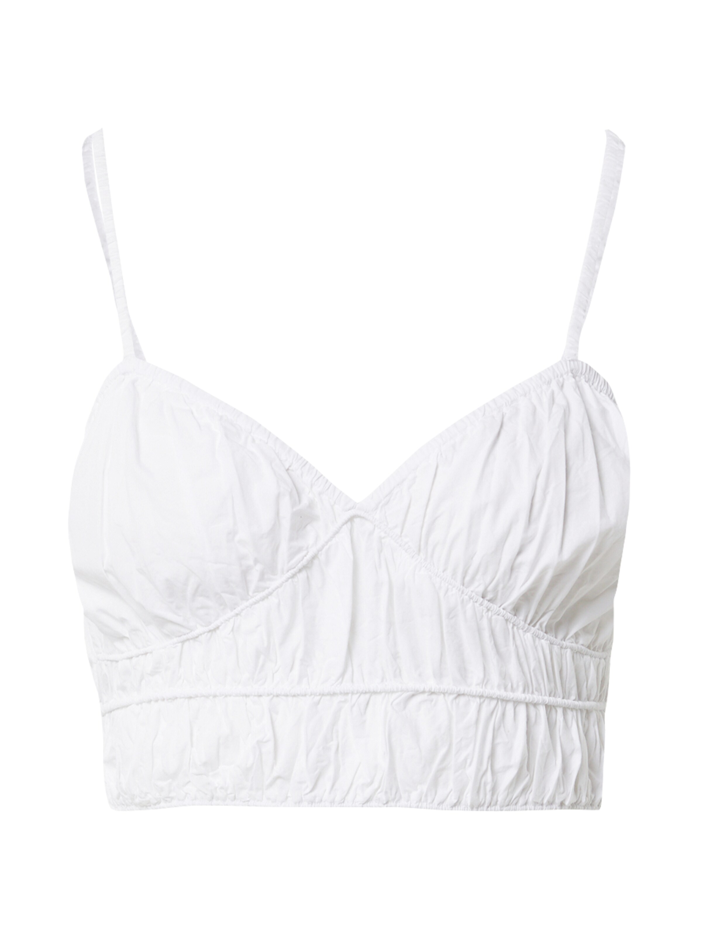 Gina Tricot Toppi 'Sanna' värissä valkoinen: etupuoli