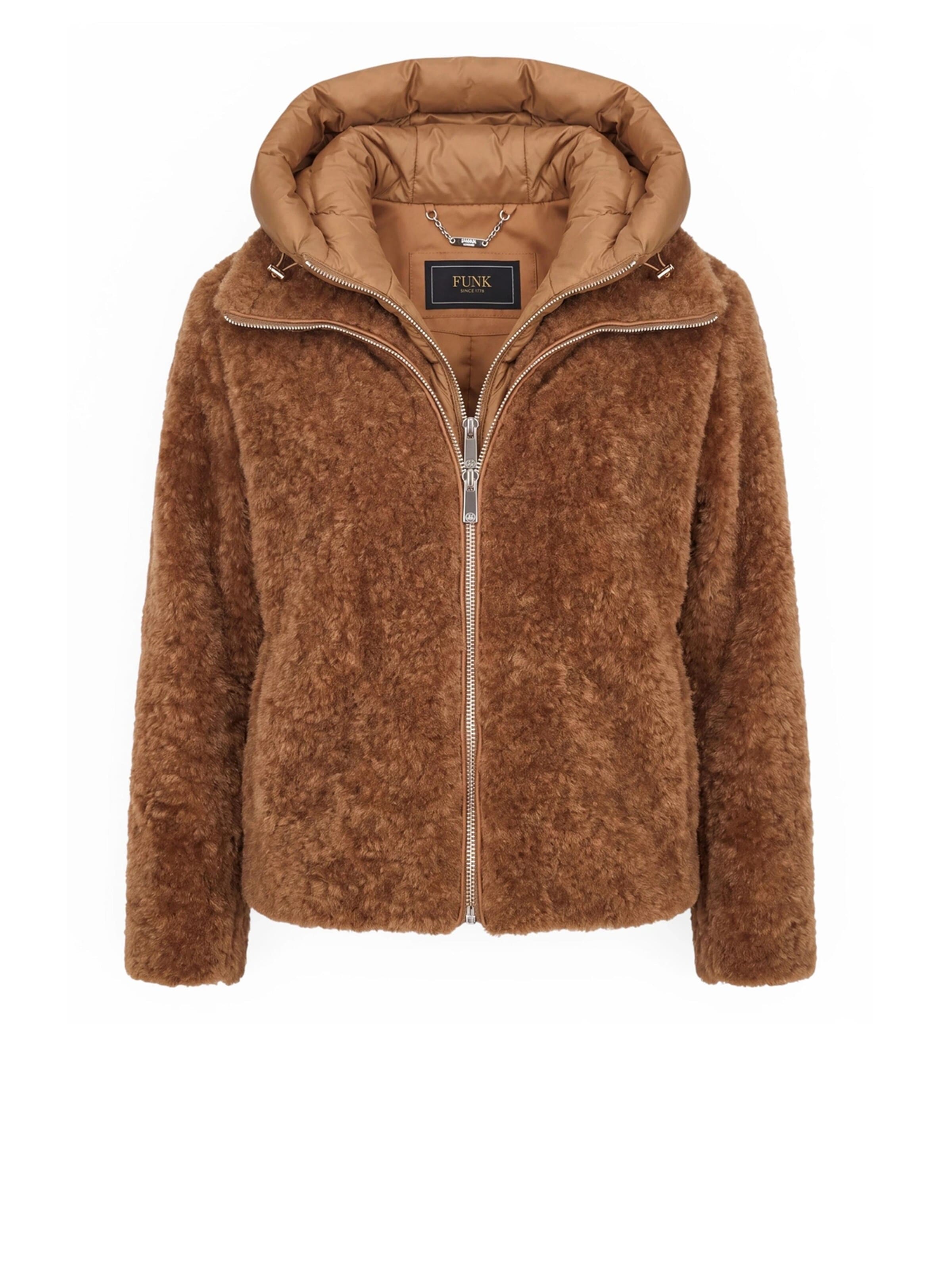 Funk since 1776 Winter Jacket in Brown: front