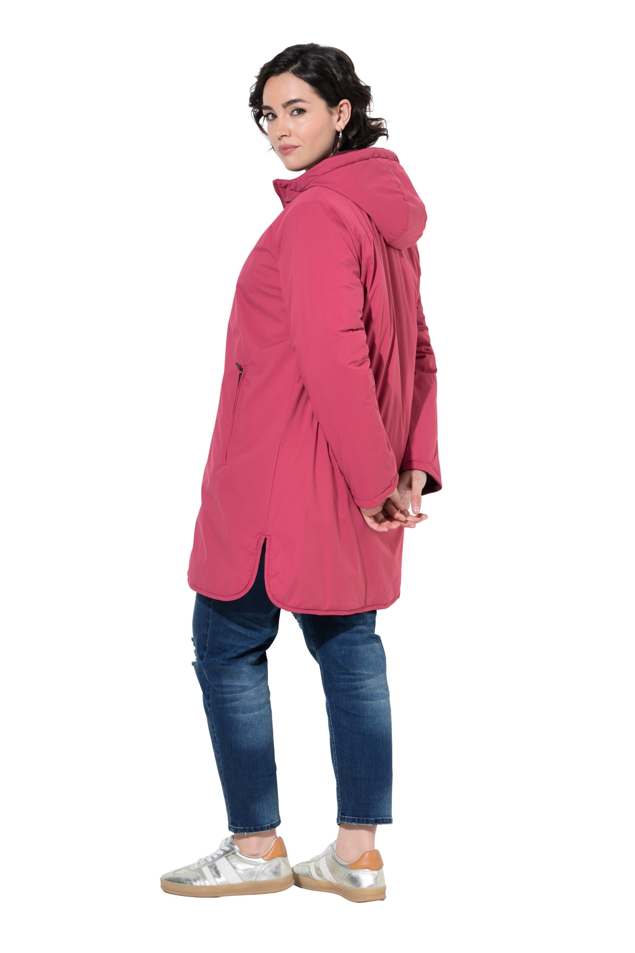 Ulla Popken Winterjas in Roze
