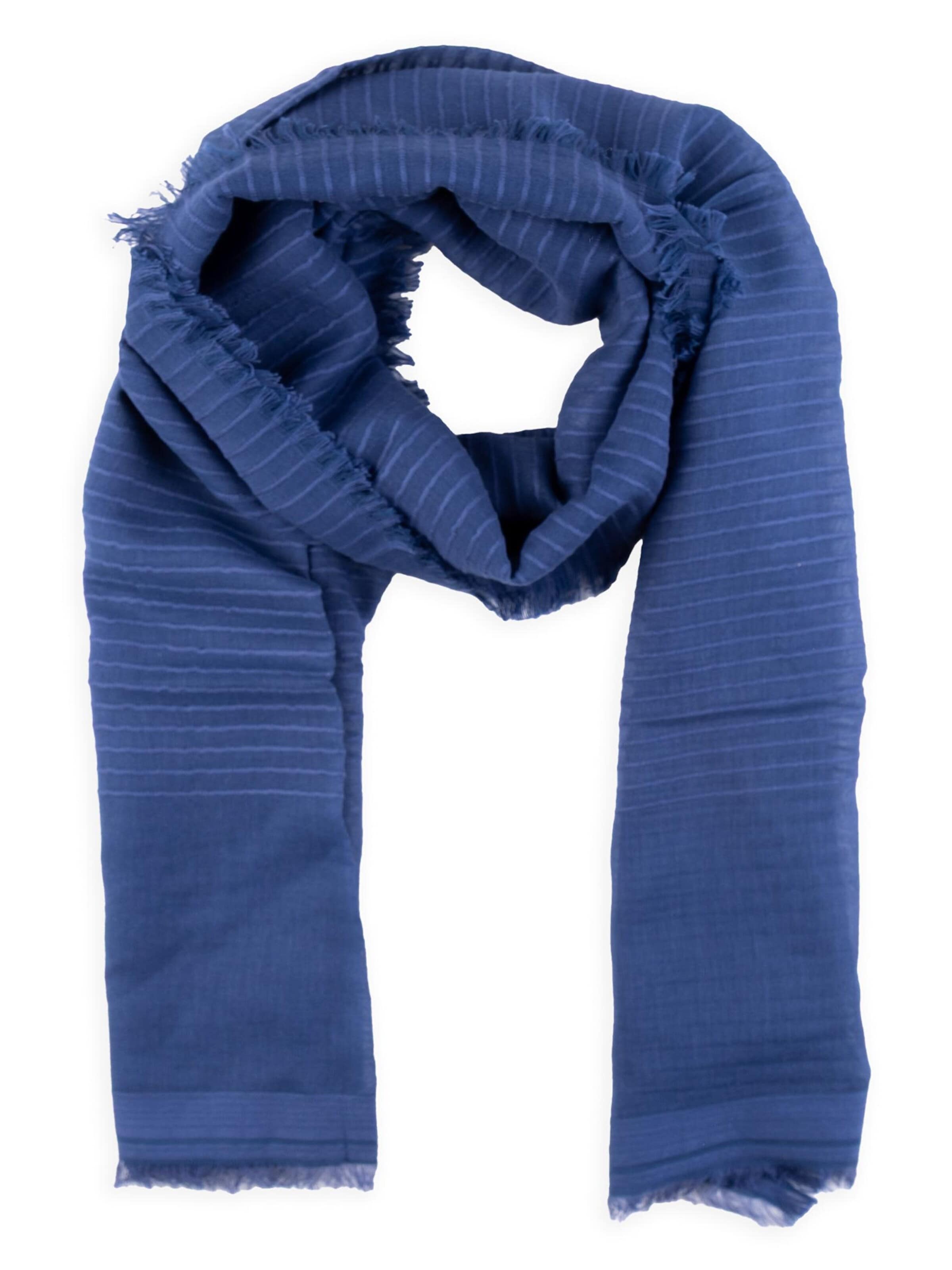 Passigatti Wrap 'Marineblauer Damenschal von Passigatti' in Blue: front