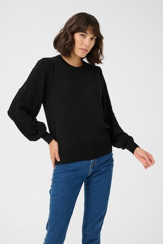 Kaffe Pullover 'KAKaren' in Schwarz: Vorderseite