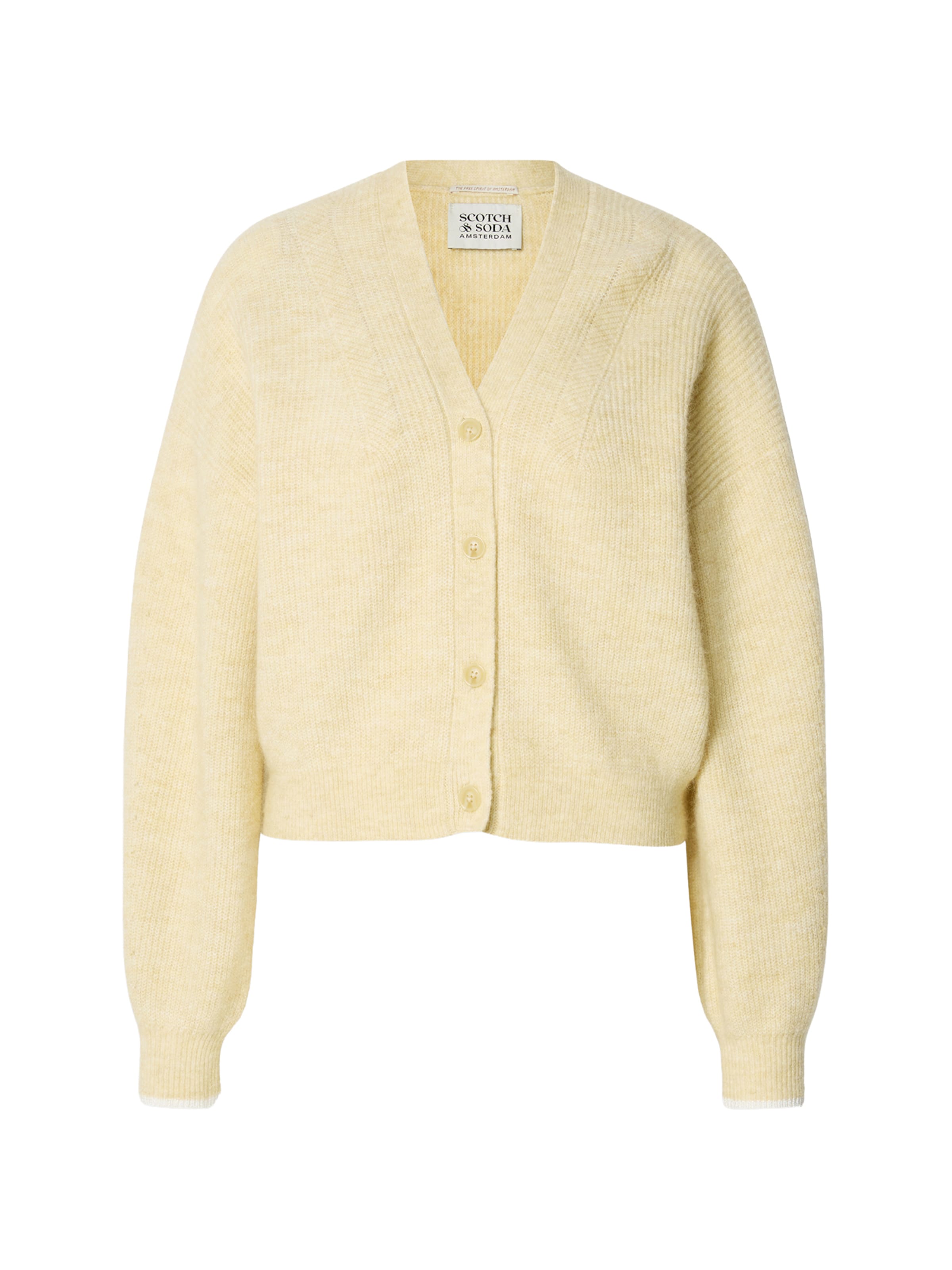 SCOTCH & SODA Strickjacke in Gelb: Vorderseite