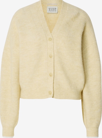 SCOTCH & SODA Neuletakki värissä keltainen: etupuoli