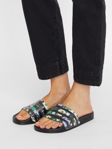 ADIDAS ORIGINALS Pantolette 'Adilette' in Schwarz