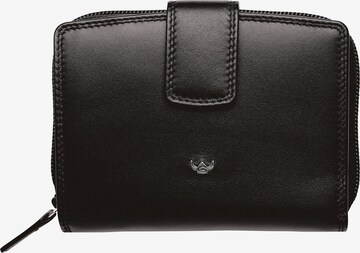 GOLDEN HEAD Wallet 'Polo' in Black: front