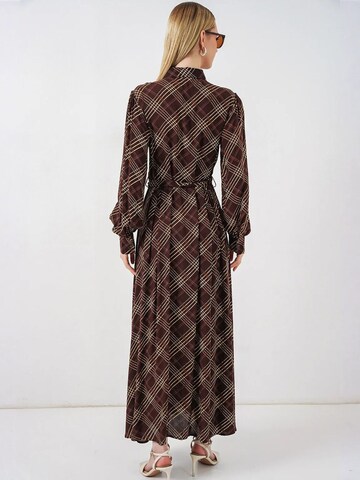Bigdart Shirt Dress in Brown