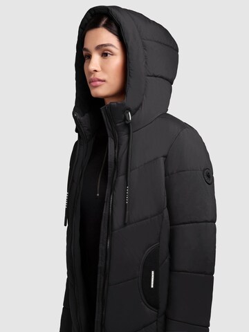 khujo Wintermantel 'Aribay4 Light-YM' in Zwart