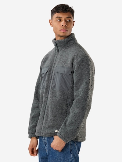 Denim Factory Fleece jas 'Denver' in XXL in de kleur Groen, Productweergave