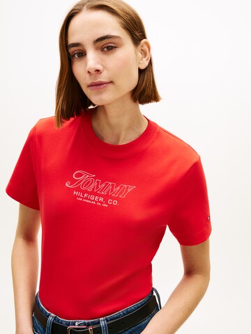 TOMMY HILFIGER Тениска 'TILT' в оранжево