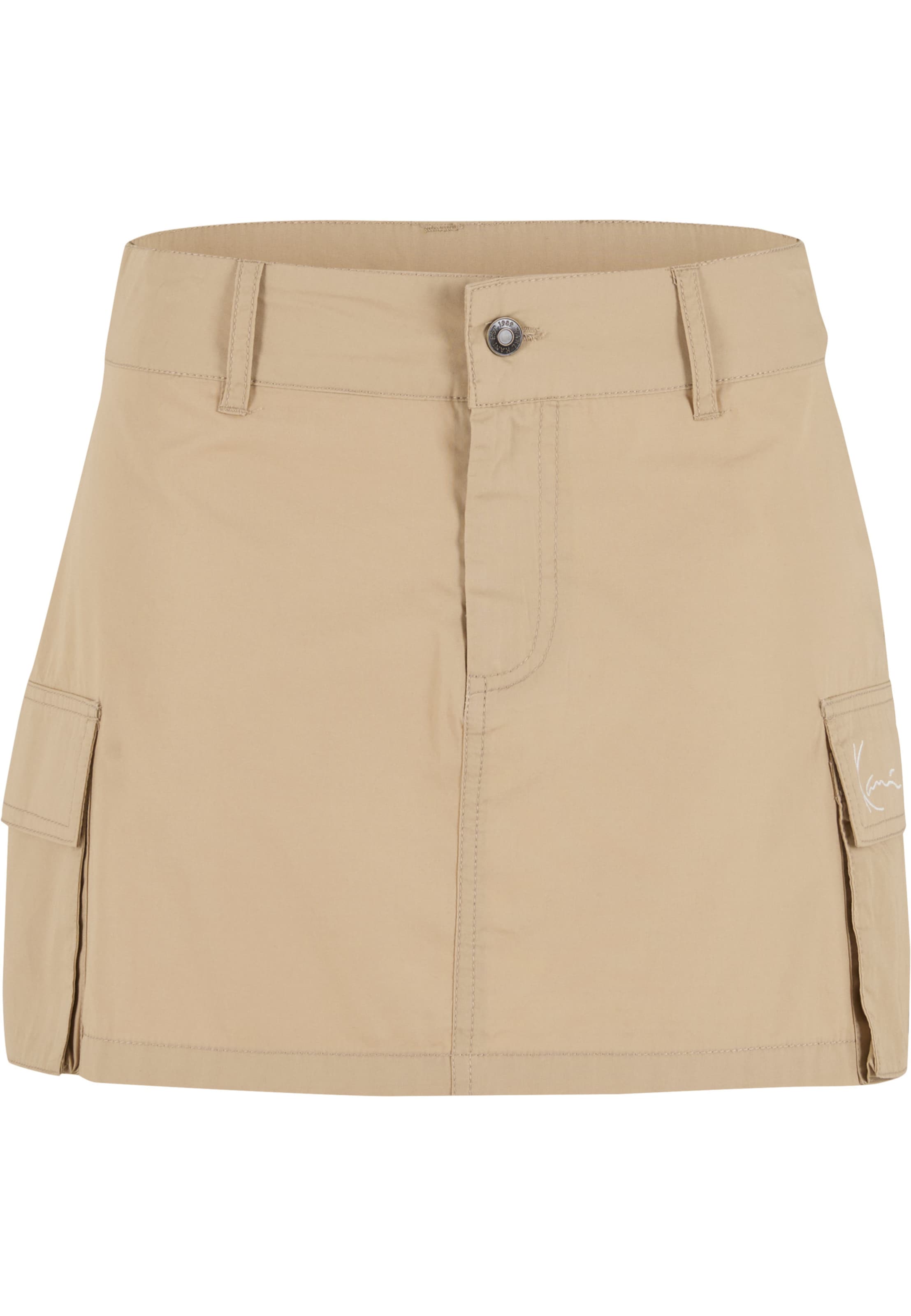 Jupe Karl Kani en beige : devant
