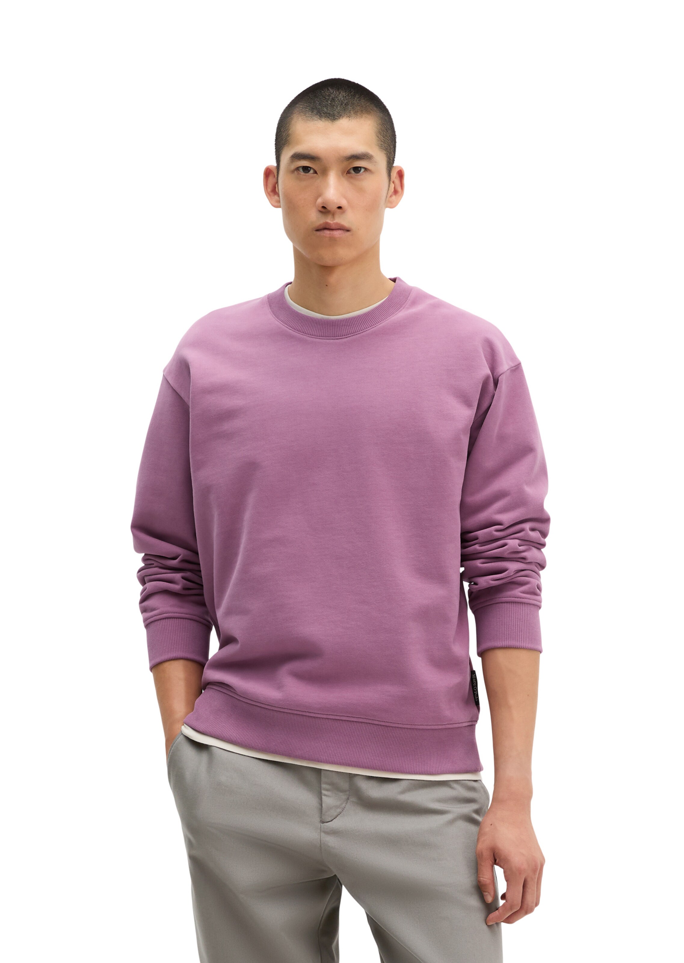 Marc O'Polo Sweatshirt in Purple: front
