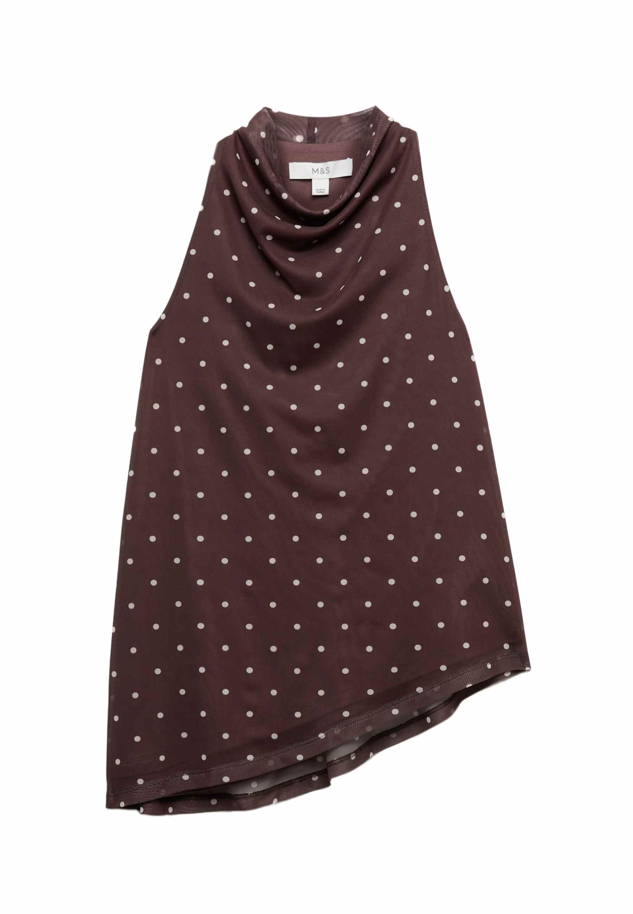 Top di Marks & Spencer in marrone: frontale