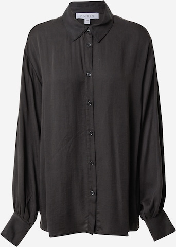 Camicia da donna di NU-IN in nero: frontale