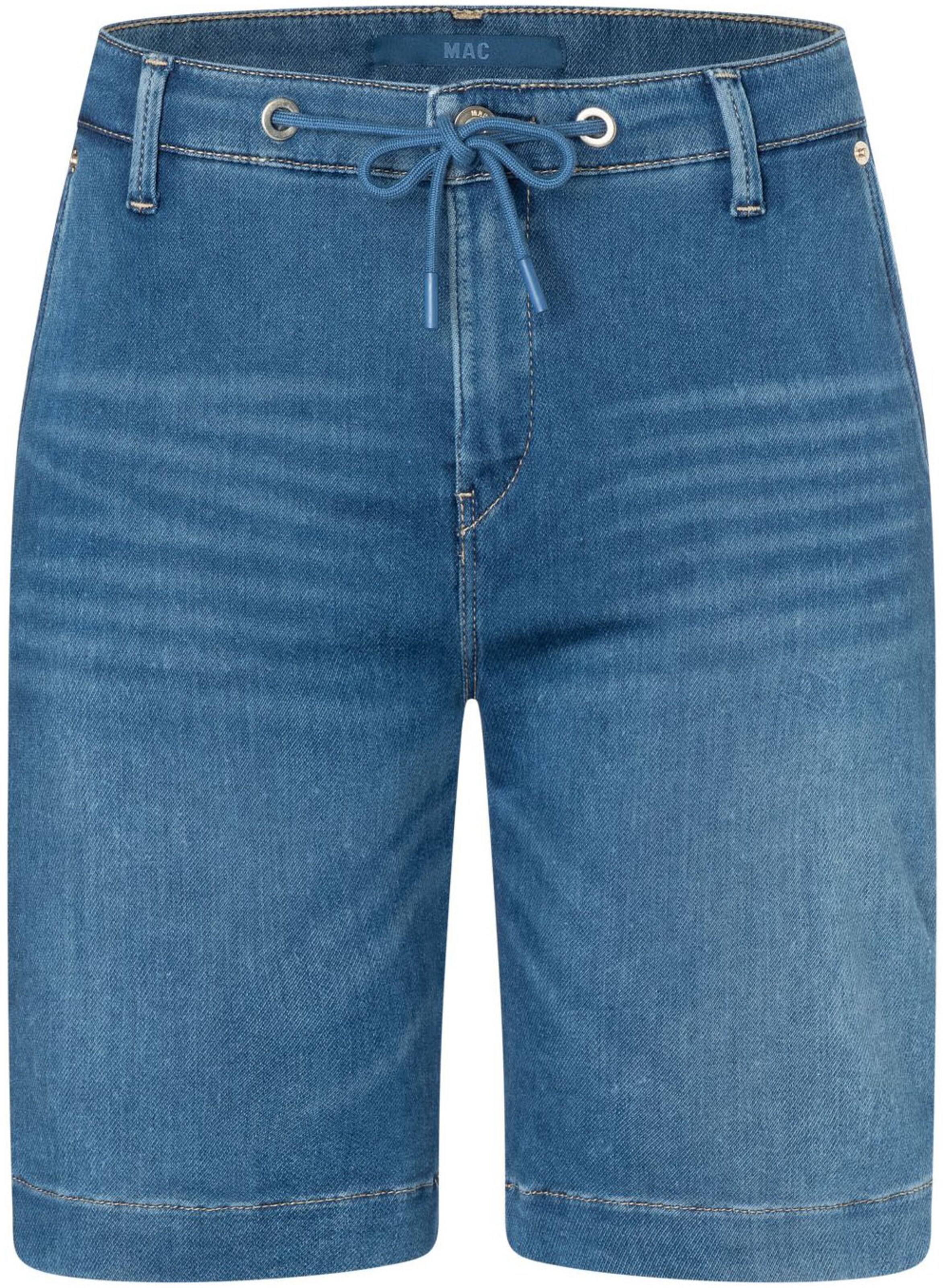 MAC Shorts in Blau: Vorderseite