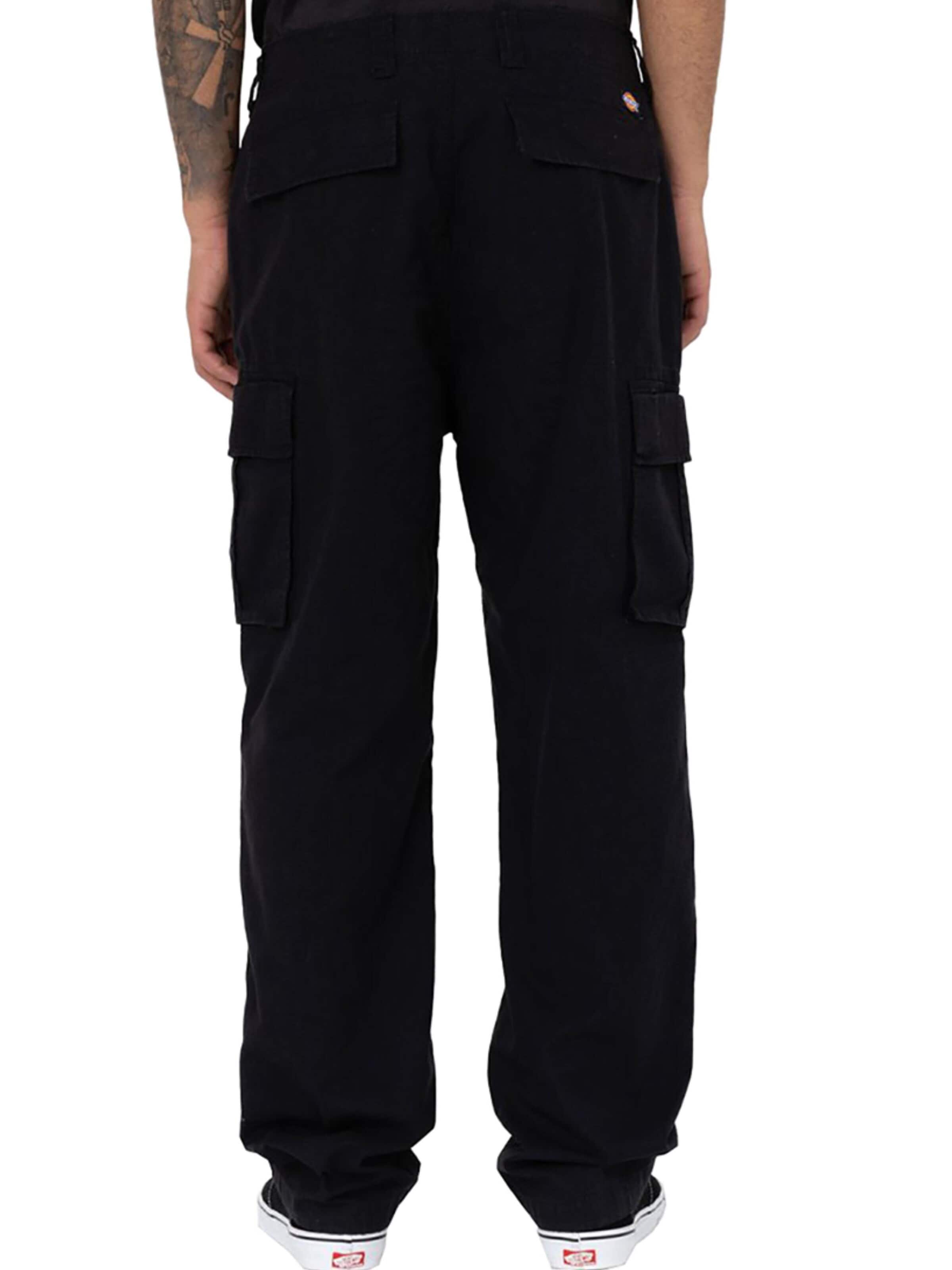 DICKIES Regular Trousers 'Eagle Bend' in Black
