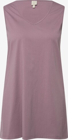 Ulla Popken Shirt  (GOTS) in Pink: predná strana