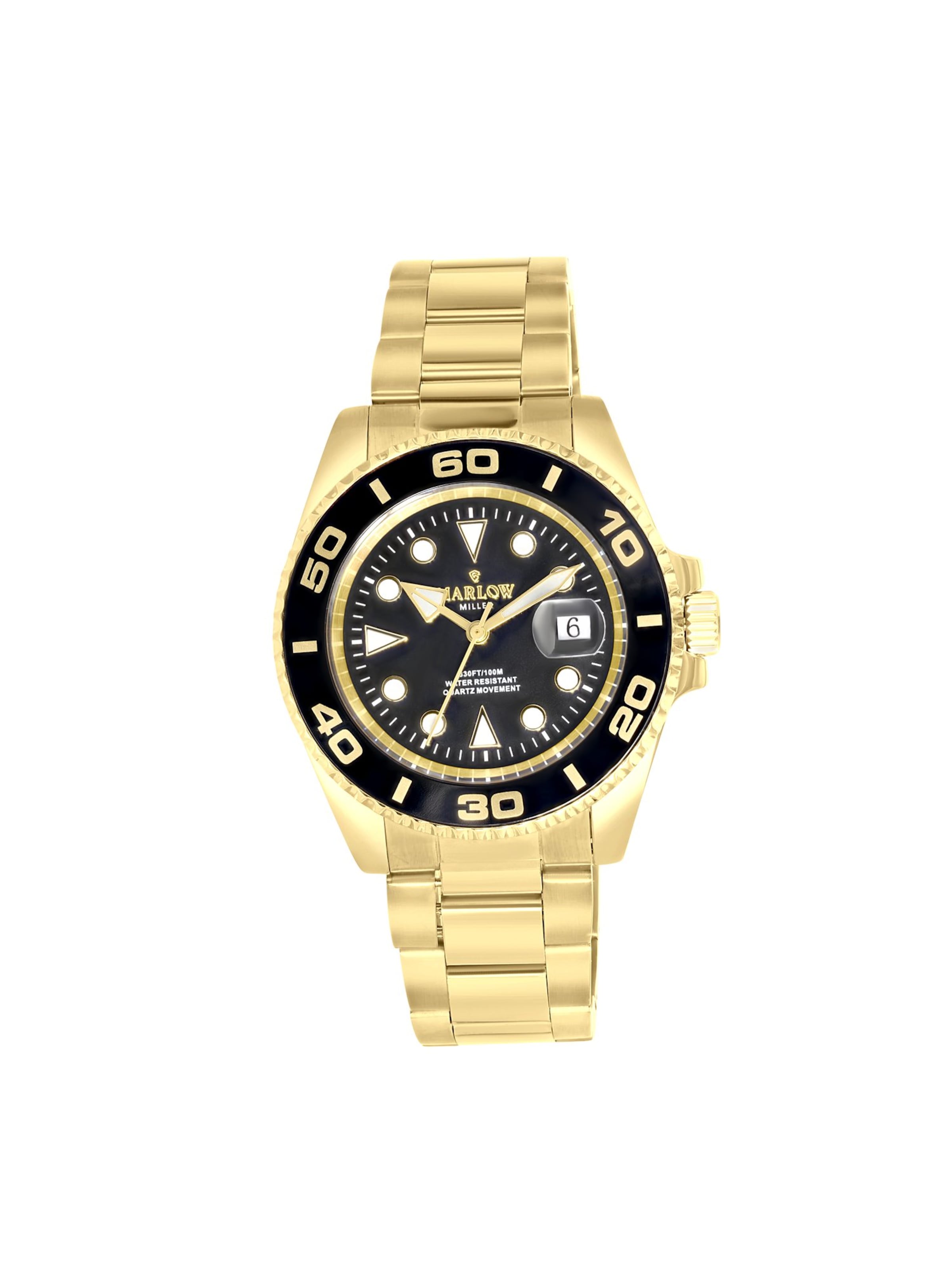 Lucardi Analog watch 'Statement' in Gold: front