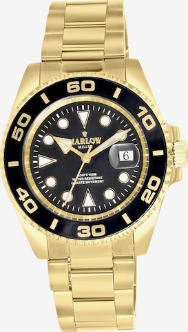 Lucardi Analog watch 'Statement' in Gold: front