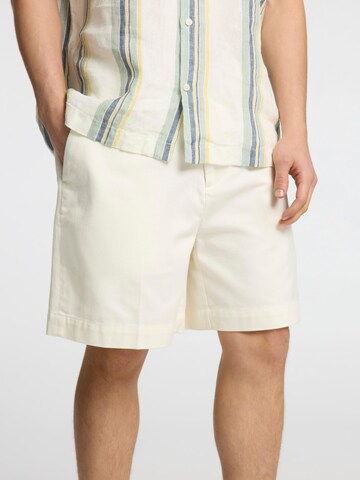 Loosefit Pantalon chino SELECTED HOMME en blanc