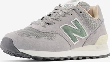 Baskets basses '574' new balance en gris : devant