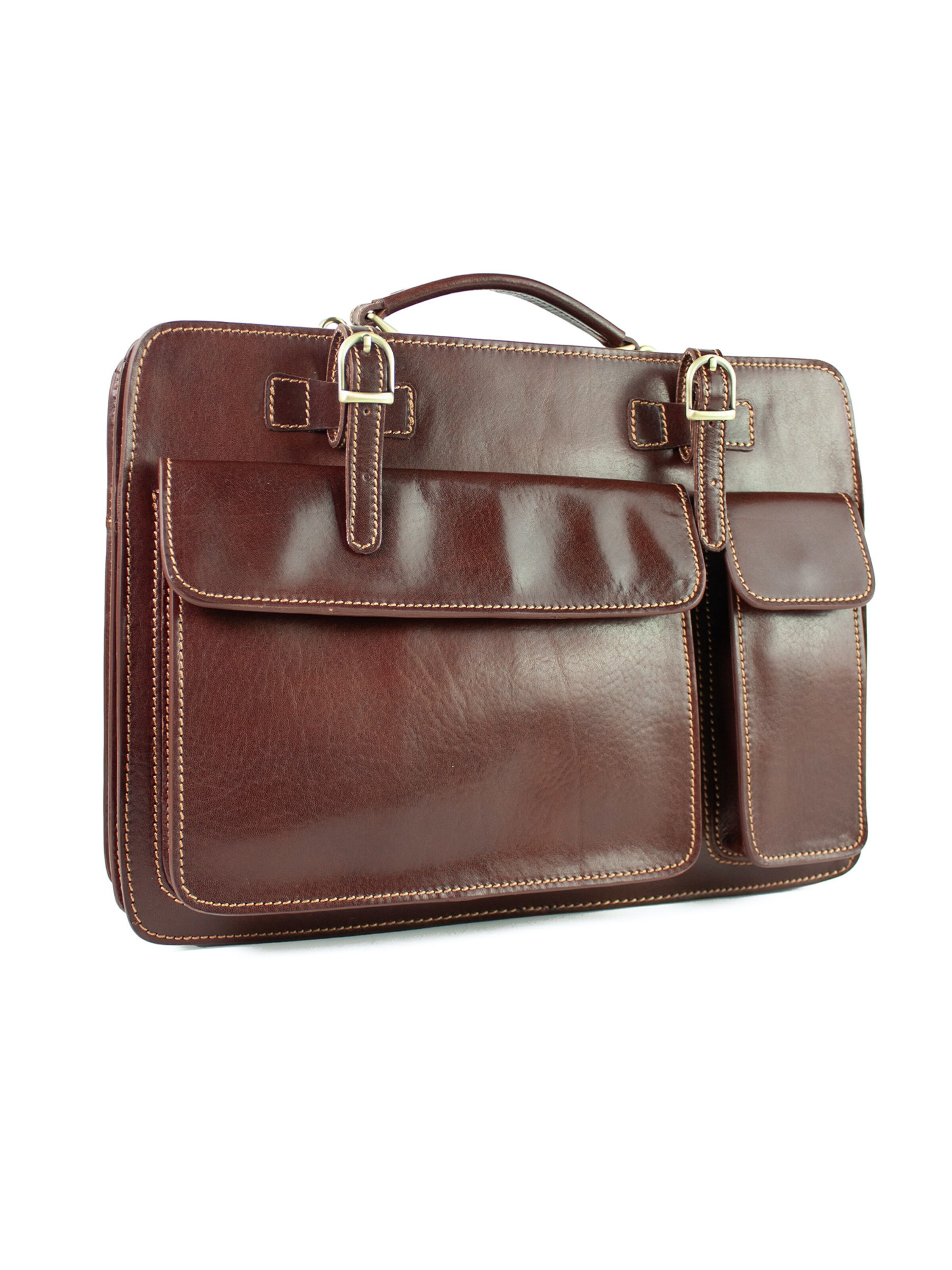 Mallette 'MARCO' lePelou en marron