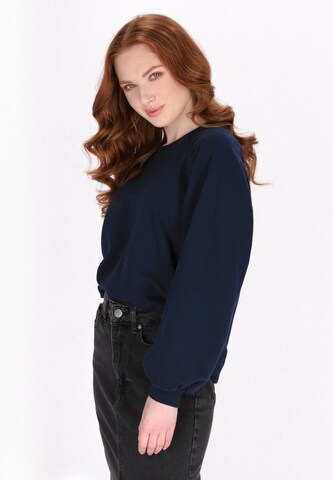 Sweat-shirt DreiMaster Vintage en bleu : devant