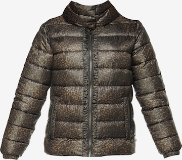 Le Temps Des Cerises Winter Jacket 'LEOZEL' in Brown: front
