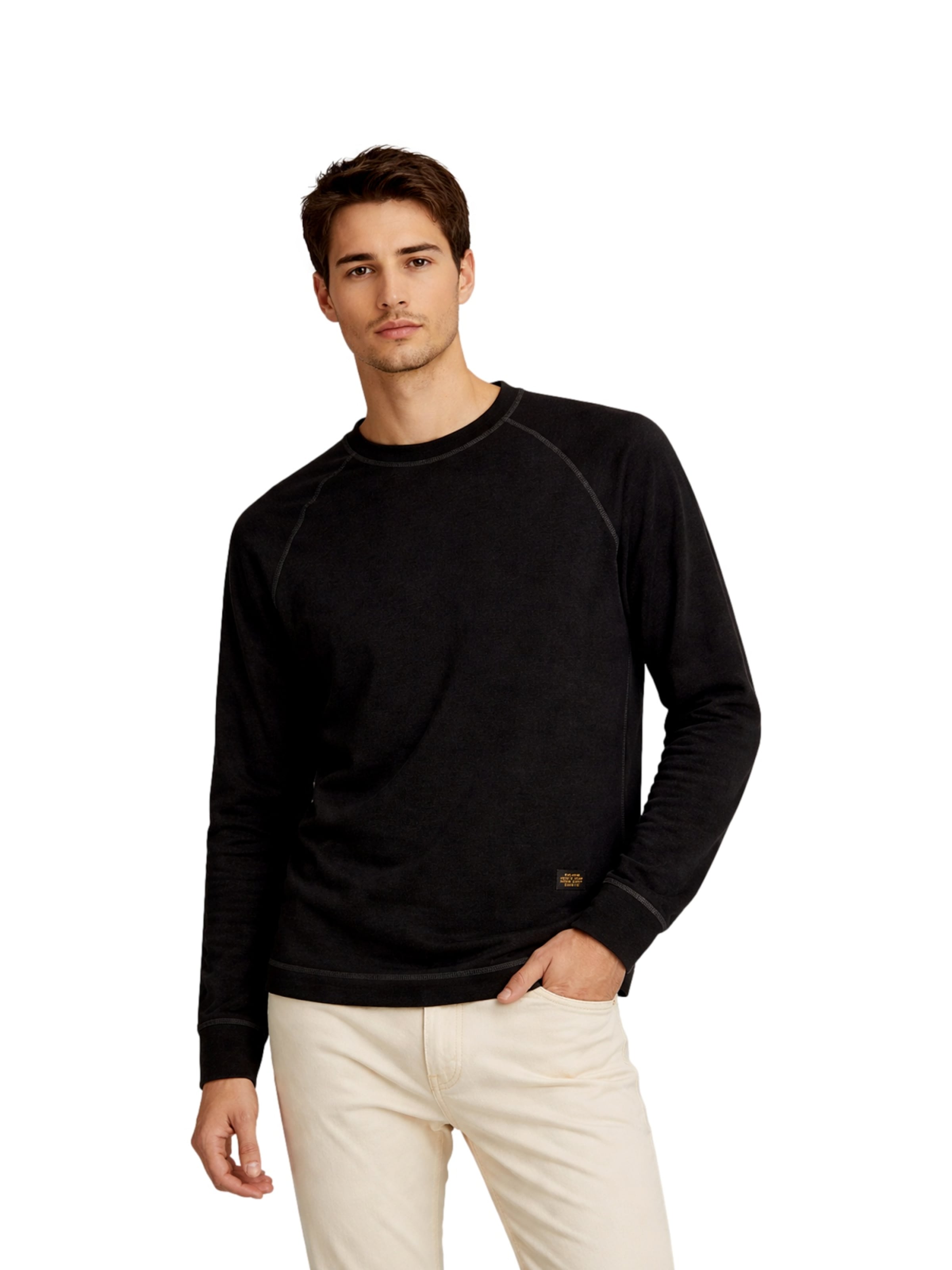 JACK & JONES Shirt 'Blucaleb' in Schwarz: Vorderseite