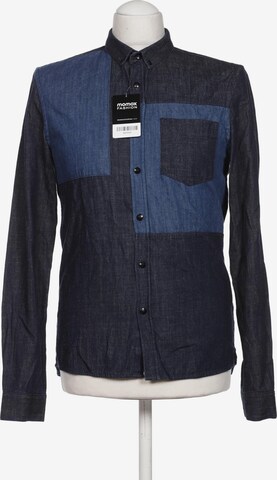 ARMEDANGELS Button Up Shirt in S in Blue: front
