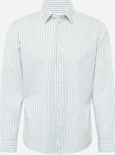 SELECTED HOMME Camisa en verde oscuro / blanco, Vista del producto