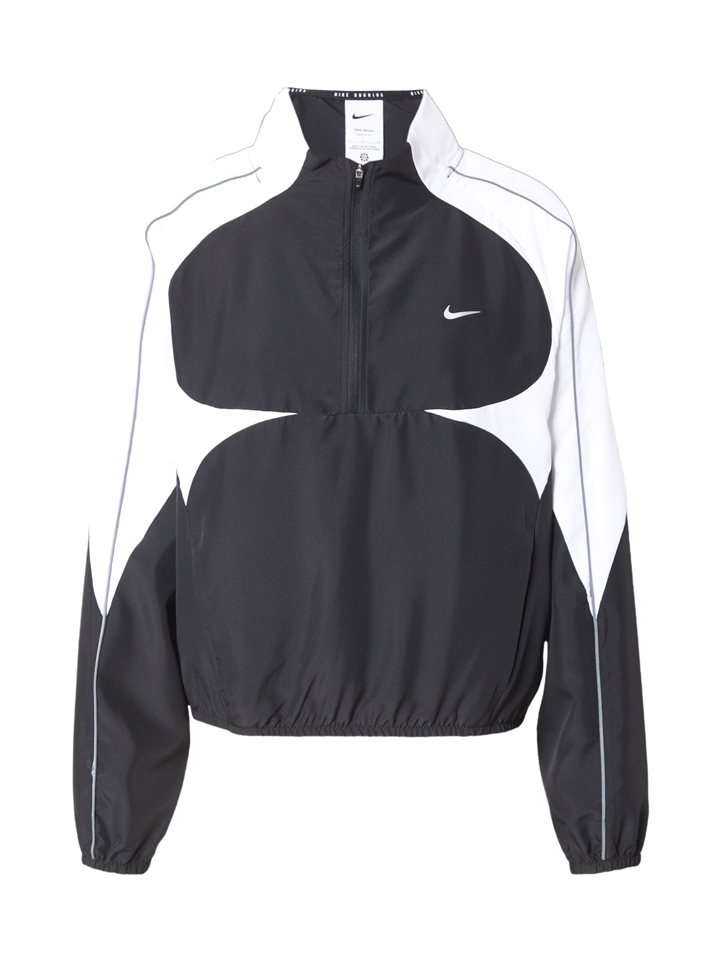NIKE - Chaqueta de chándal 'TEMPO SWSH' en negro: frente