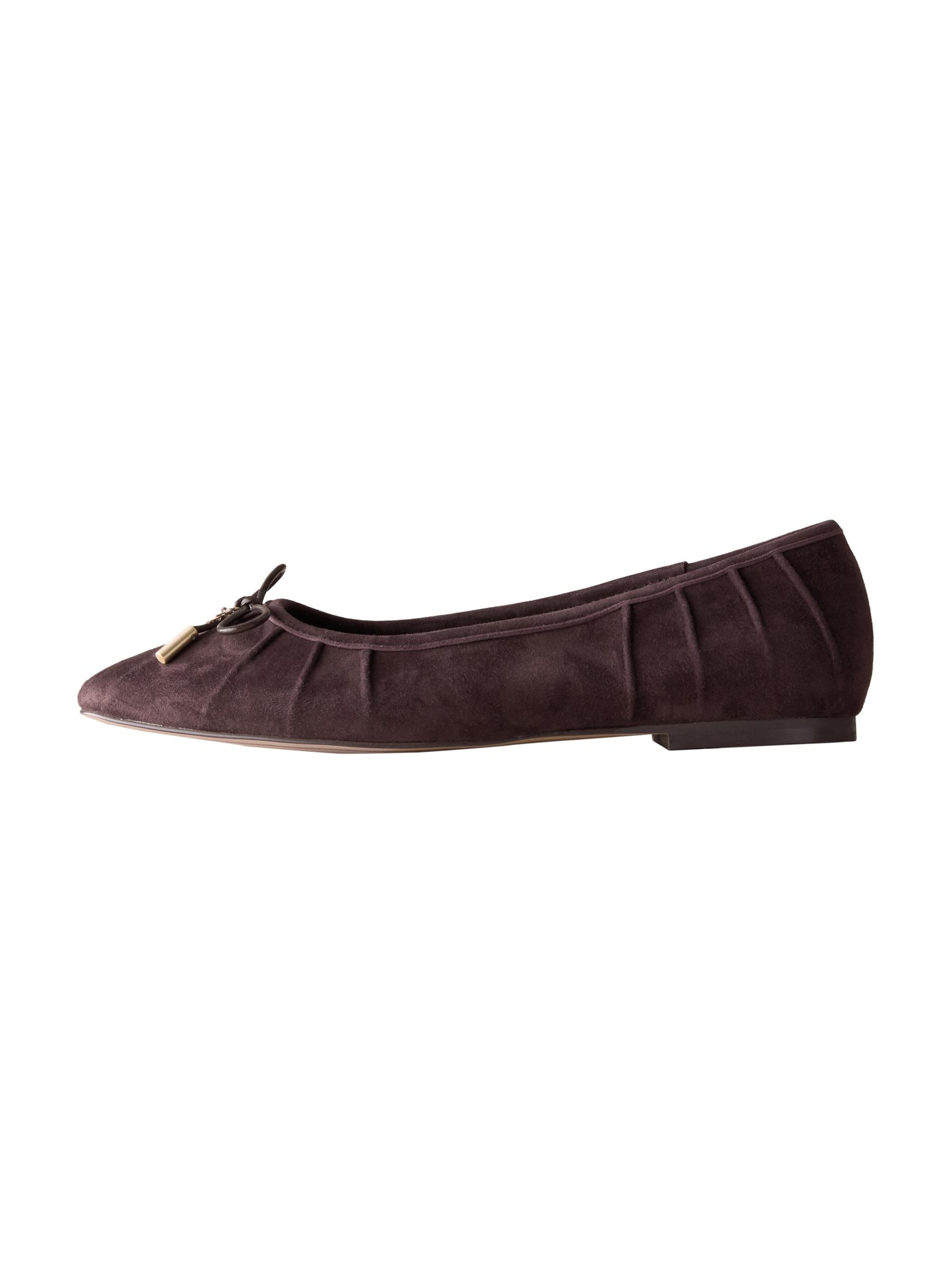 B by Ted Baker Ballerines en 36 en chocolat, Vue avec produit