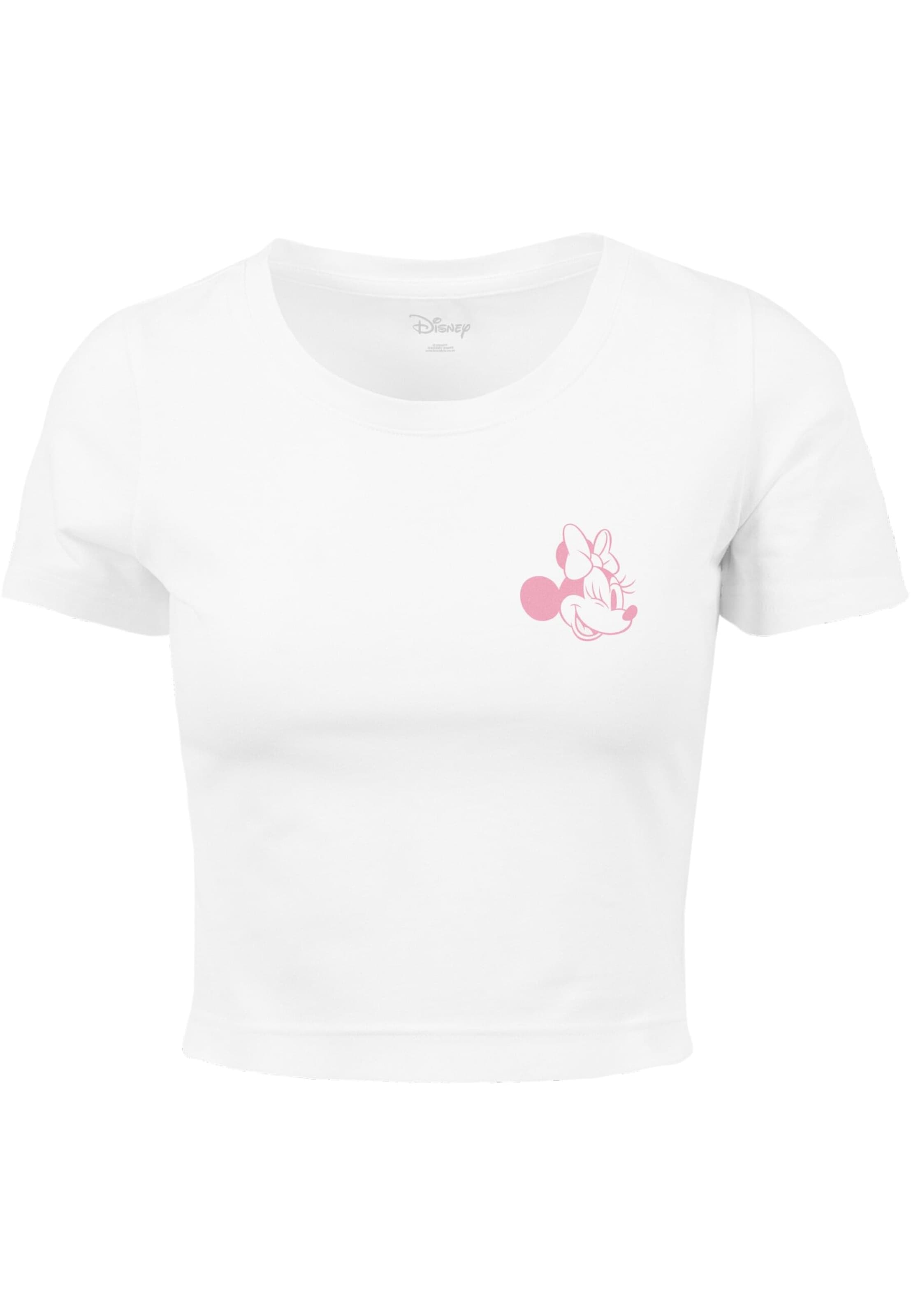 Merchcode Shirt 'Minnie Mouse Wink' in White: front