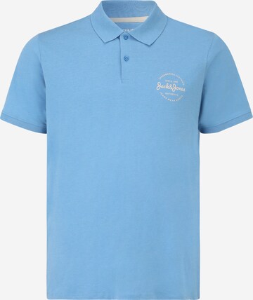 Jack & Jones Plus Poloshirt 'FOREST' in Blau: predná strana