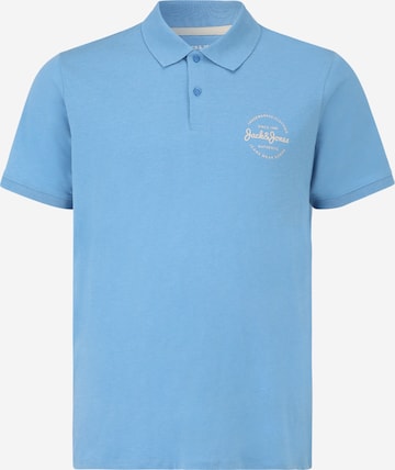 Jack & Jones Plus - Camisa 'FOREST' em azul: frente