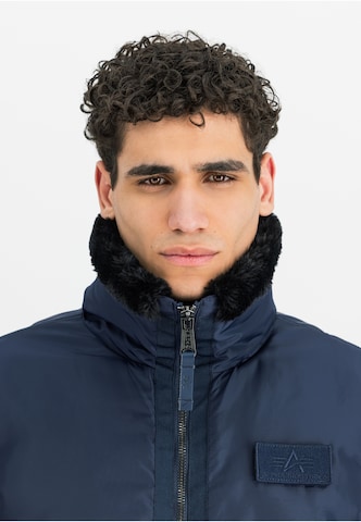 ALPHA INDUSTRIES Regularny krój Kurtka przejściowa 'B15-3' w kolorze niebieski