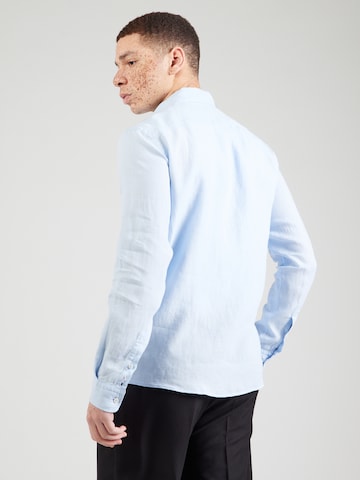 BOSS Regular fit Button Up Shirt 'ROAN' in Blue