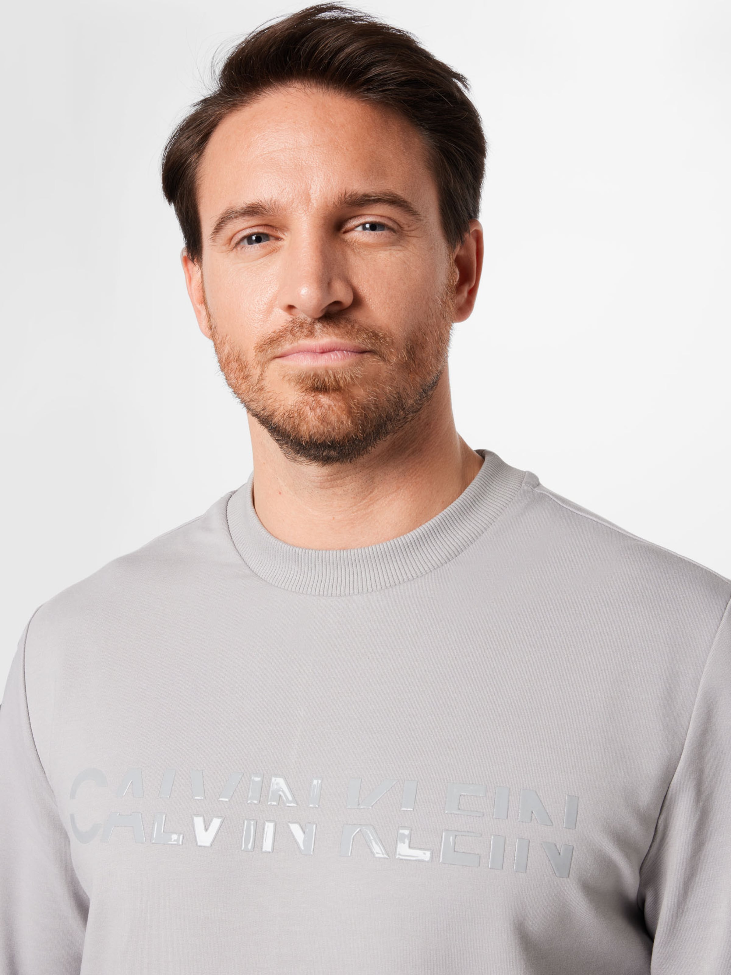 Homme Sweat-shirt MATT Calvin Klein en Gris 