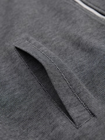 Ombre Sweat jacket 'OM-SSZP-0238' in Grey
