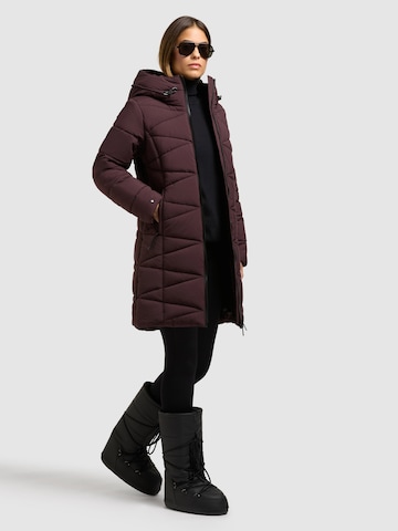 khujo Winterjas in Rood: zijkant