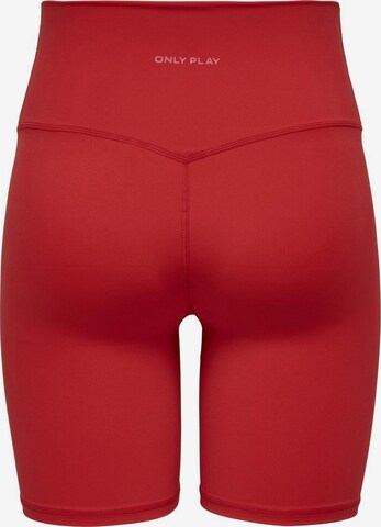 Skinny Pantaloni sportivi 'OLPJAM-SANA' di ONLY PLAY in rosso