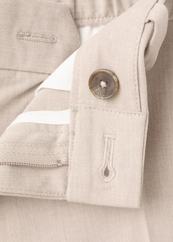 MANGO MAN Slim fit Pleated Pants 'Bologna' in Beige