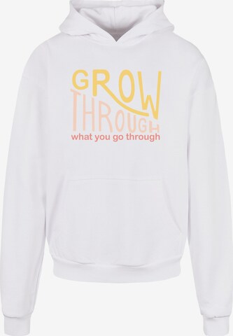 Sweat-shirt 'Spring - Grow Through 2' Merchcode en blanc : devant