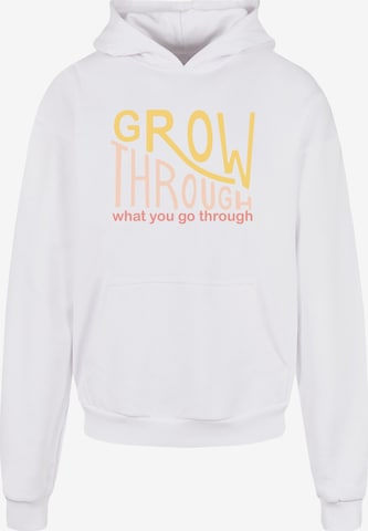 Sweat-shirt 'Spring - Grow Through 2' Merchcode en blanc : devant