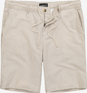 Men Plus Regular Chino in Grijs: voorkant