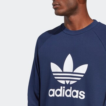 ADIDAS ORIGINALS Sweatshirt 'Adicolor Classics Trefoil' in Blau