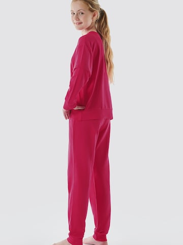 SCHIESSER Pyjama ' Teens Nightwear ' in Pink